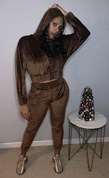 The Velour Tracksuit Set