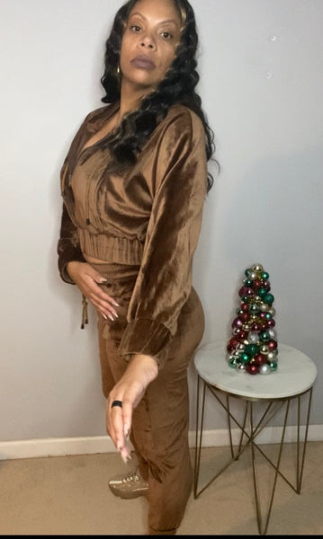 The Velour Tracksuit Set