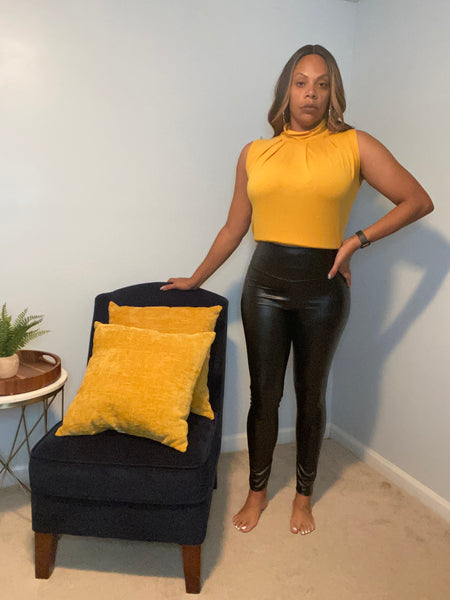 The Faux Leather Leggings